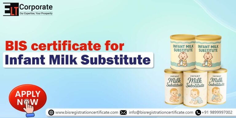 BIS certificate for Infant Milk Substitute