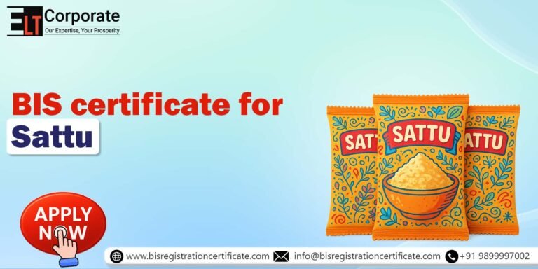 BIS Certificate for Sattu IS 16892:2018