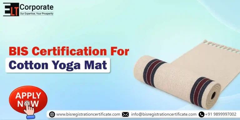BIS Certificate For Cotton Yoga Mat