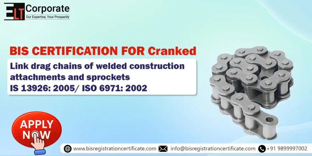 BIS CERTIFICATION FOR Cranked