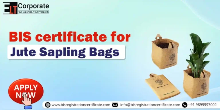 BIS Certificate For Jute Sapling Bags
