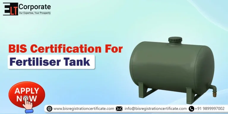 BIS Certificate for Fertiliser Tank