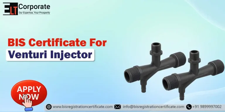BIS certificate for Venturi Injector