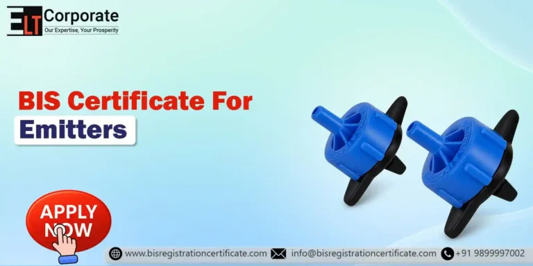 BIS certificate for Emitters