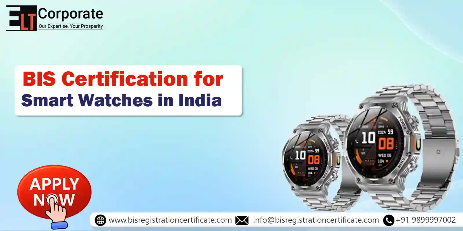 BIS Certification for Smart Watches in India