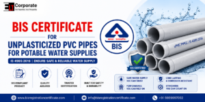 BIS Certified Unplasticized PVC Pipes for Potable Water Supply