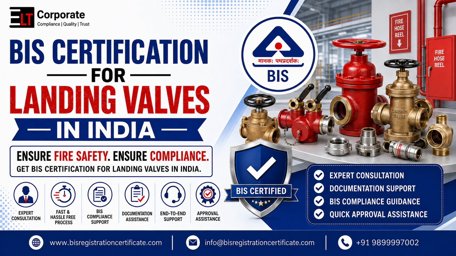 BIS certification for landing valves