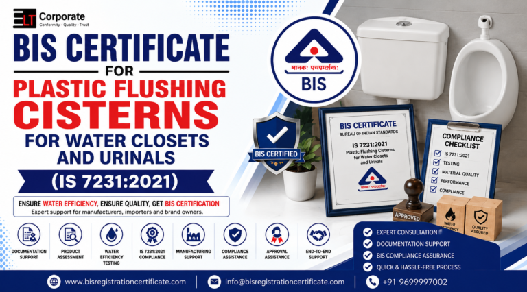 BIS Certification Plastic Flushing Cisterns