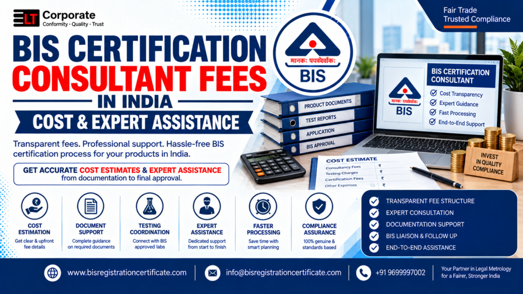 BIS Certification Consultant Fees in India