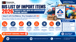 BIS List of Import Items 2026